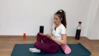 Csípő és gerinc körüli izmok hengerezése